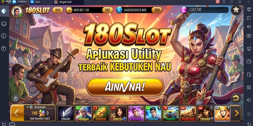 Pengguna mengoptimalkan perangkat dengan antarmuka 180SLOT yang intuitif.