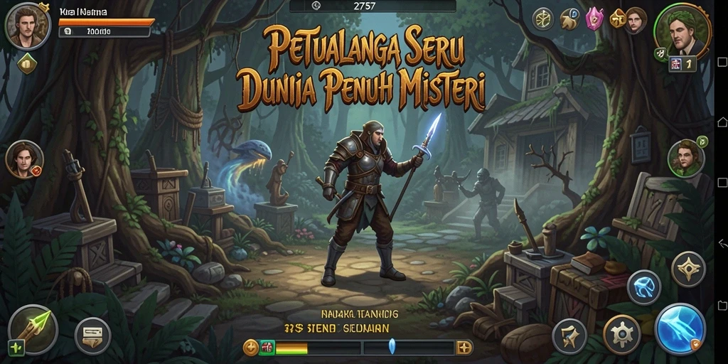 Gameplay seru dari 2757 dengan lingkungan petualangan yang memukau.