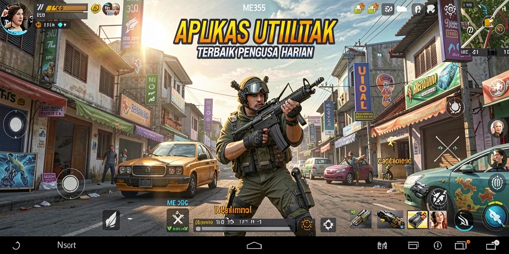 Tampilan antarmuka ME355 yang modern dan fungsional.