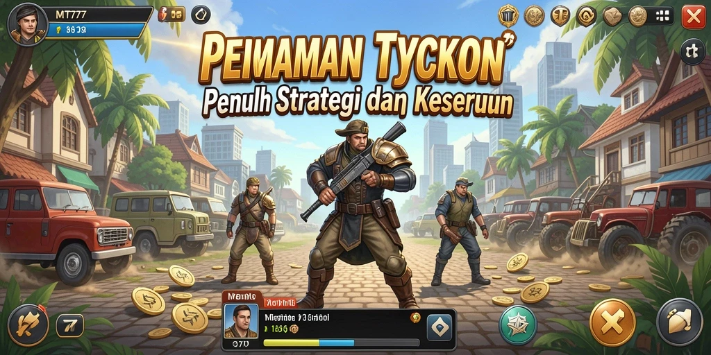 Screenshot gameplay MT777 menampilkan suasana manajerial yang seru dan interaktif.