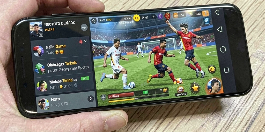 Screenshot gameplay NEOTOTO menampilkan aksi olahraga yang mendebarkan.