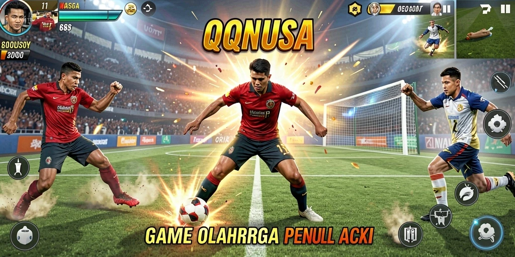 Tampilan seru dari gameplay <strong>QQNUSA</strong> yang penuh aksi olahraga.