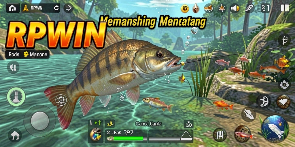 Tangkapan ikan besar dalam gameplay RPWIN yang seru.