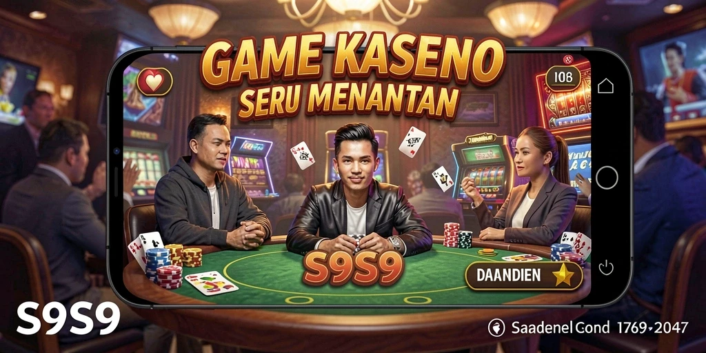 Tampilan gameplay Kasino yang menarik dan mendebarkan di S9S9.