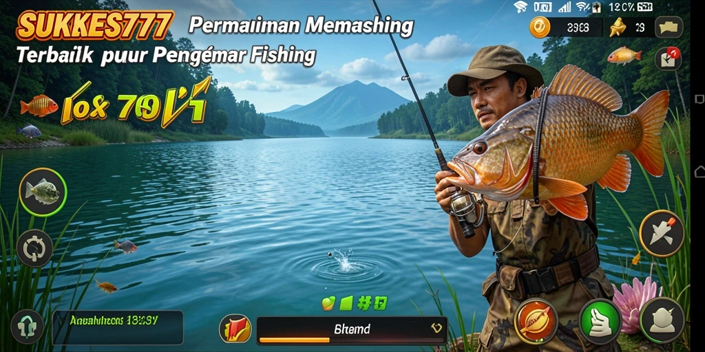 Tampilan gameplay memancing yang menarik di SUKSES777.